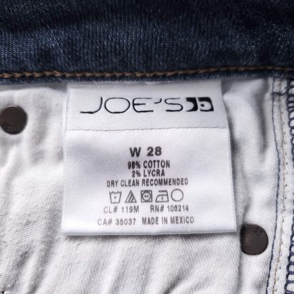 Joe's Jeans Wmns 28 Harvy Wash Distressed Honey Bootcut Designer Western Cowgirl - Picture 12 of 13